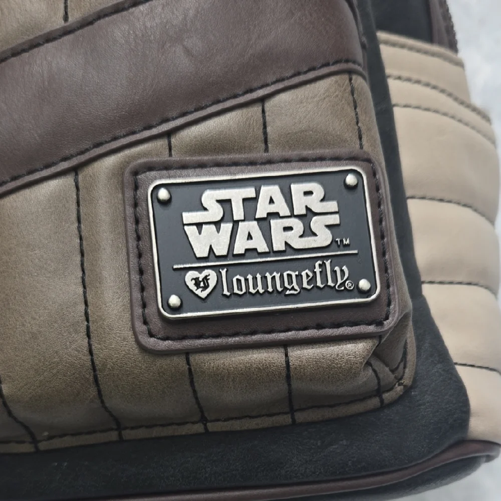 Loungefly Star Wars Brown, Tan & Black Mini Backpack
